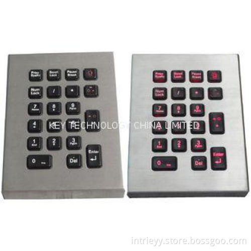 Industrial Illuminated USB Keyboard / keypads with backligh
